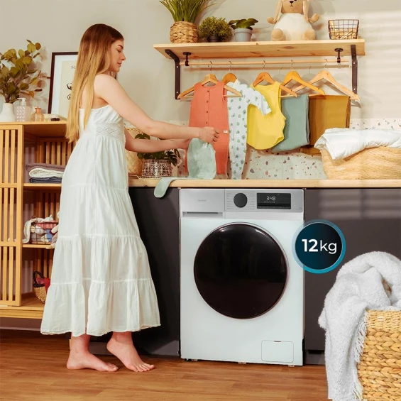 Lavadora Cecotec Bolero DressCode 12450 Inverter, 12 kg, 1400 rpm, clase A-20%, blanco - imagen 6