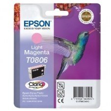 Cartucho tinta epson t0806 magenta claro 7.4ml stylus photo r265 - 360 - rx560 - colibri