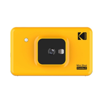 Kodak Mini Shot 2 Camara Digital Instantanea Bluetooth 10mp - Pantalla LCD 1.7 - Flash Integrado - Espejo para Selfies - Color Amarillo