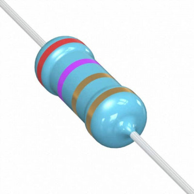 Resistencia Oxido Metal 2,7Ω 2W 5% Axial 2R7