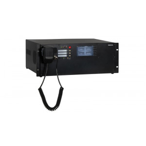 SEVEN Sistema de alarma por voz y megafonía compacto enrackable EN54 con 2 mensajes simultáneos y fibra SFP, 2 x 320 W Fonestar SEVEN-640NR-82