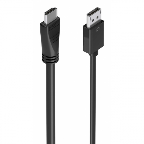 AISENS - CABLE CONVERSOR DISPLAYPORT A HDMI 4K@60HZ, DP/M-HDMI/M, NEGRO, 5.0M