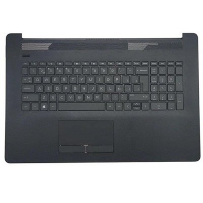 Top case + Teclado compatible para portátil HP 17-BS / 17-BY Negro brillo L22750-071