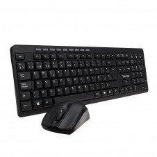 Vorago KM-304 teclado Ratón incluido RF inalámbrico QWERTY Español Negro
