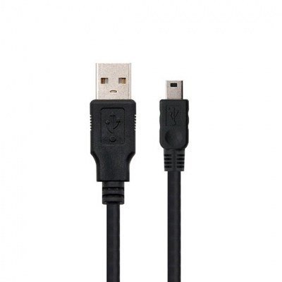 Usb cable (a) 2.0 a mini usb 5 pin nanocable 1m