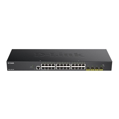 SWITCH SEMIGESTIONABLE D-LINK DGS-1250-28X/E 24P GIGA + 4P 10G SFP+ CAPACIDAD DE SWITCHING 120GBPS