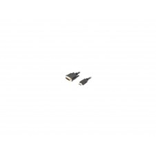 CABLE LANBERG HDMI MACHO A DVI-D MACHO CHAPADOS EN ORO 0.5M NEGRO CA-HDDV-10CC-0005-BK