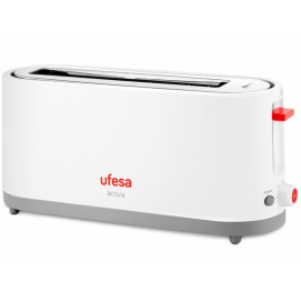Tostador Ufesa TT7365, 1 ranura larga, 900W, blanco