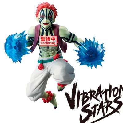 Figura banpresto demon slayer kimetsu no yaiba vibration stars plus akaza 16cm