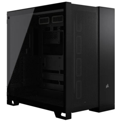 Caja ordenador gaming corsair 6500d airflow atx cristal templado negra