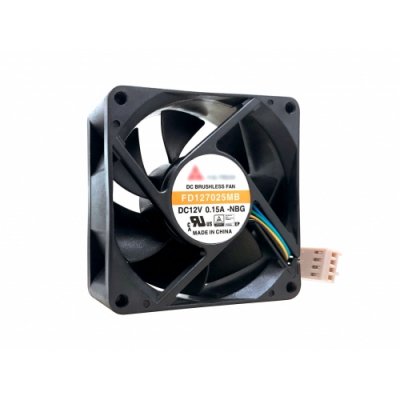 FAN-7CM-T01 sistema de refrigeración para ordenador Universal Ventilador Negro