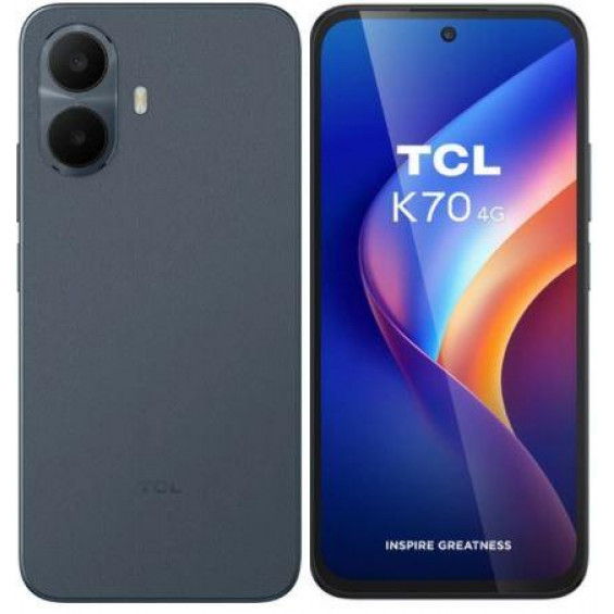 Teléfono móvil Smartphone TCL K70, 4G, 4GB, 128GB, 6.8 pulgadas, 5200 mAh, 50 MP, clase A, azul
