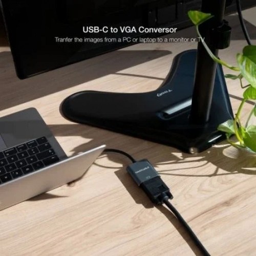 Conversor USB-C a VGA NEGRO NANOCABLE