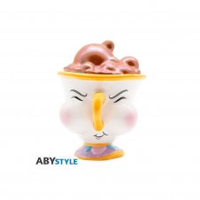 Taza abystyle disney la bella y la bestia chip con burbujas