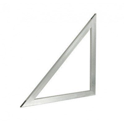 ESCUADRA DE OBRA GALVANIZADA 80 X 80 CM