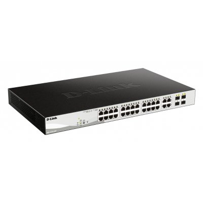 DGS-1210-24P switch Gestionado L2 Gigabit Ethernet (10/100/1000) Energía sobre Ethernet (PoE) Negro
