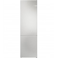 Frigorífico combi Bosch KGN392LAG, 203 x 60 x 66.5 cm, Total No Frost, clase A, 112 kWh/año, 29 dB, 363 litros, VitaFresh 0°C, acero mate antihuellas