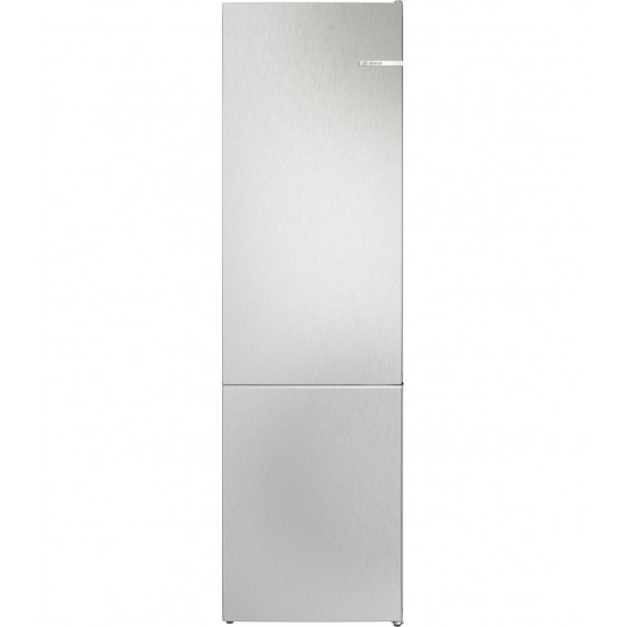 Frigorífico combi Bosch KGN392LAG, 203 x 60 x 66.5 cm, Total No Frost, clase A, 112 kWh/año, 29 dB, 363 litros, VitaFresh 0°C, acero mate antihuellas