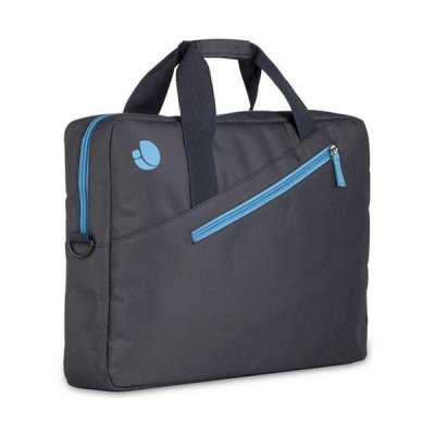 Maletín Monray Ginger para Portátiles hasta 15.6/ Cinta para Trolley/ Azul