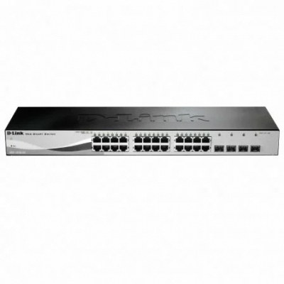 Switch D-Link DGS-1210-28 28 Puertos/ RJ-45 Gigabit 10/100/1000/ SFP