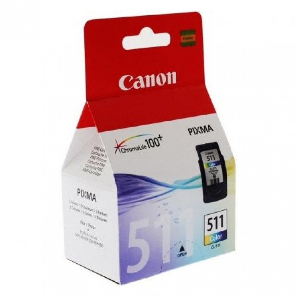 Canon CL511 Color Cartucho de Tinta Original - 2972B010 (Blister con alarma)