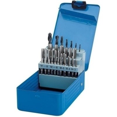 Caja de machos de roscar y brocas métrico DRAPER 28uds 40891