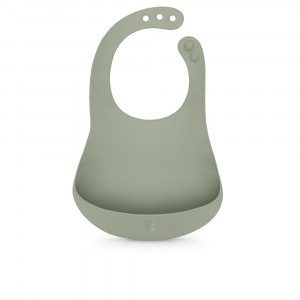 SELECTION babero de silicona +4m #Verde 1 u