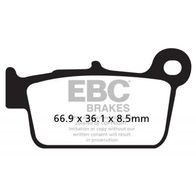 Pastilla de freno EBC FA367/2R