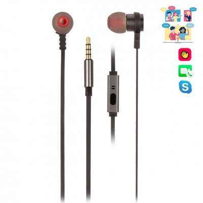 Auriculares metalicos ngs crossrally graphite - tecnologia voz assistant - 20hz - 20khz - 95db - jack 3.5mm - cable 1.2m