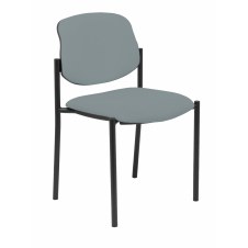 Piqueras y Crespo Silla fija Styl bali gris chasis negro