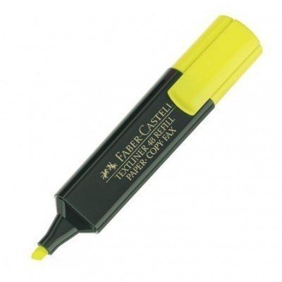 Marcador Fluorescent Faber Castell FAB154807/ Amarillo