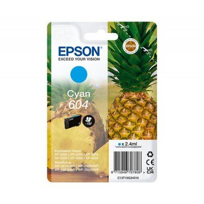 Epson 604 Cyan Cartucho de Tinta Original - C13T10G24010
