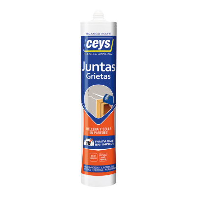 Ceys juntas grietas blanco cartucho 280 ml