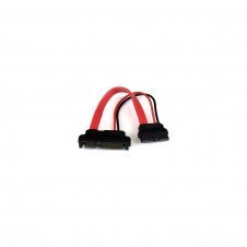 StarTech.com Adaptador Cable SATA 15cm Slimline SATA con Alimentación Corriente - Hembra a Macho