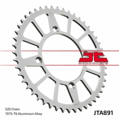 Corona JT 891 de aluminio con 46 dientes JTA891.46