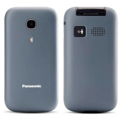 Teléfono Móvil Panasonic KX-TU400EXG para Personas Mayores/ Gris