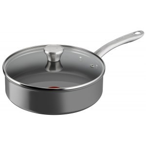 SARTEN Tefal RENEW+ GUISERA 24cm con tapa cerámica