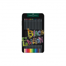Faber-Castell 116413 lápiz de color Beige, Negro, Azul, Marrón, Verde, Gris, Azul claro, Verde claro, Naranja, Rosa, Rojo, Amarillo 12 pieza(s)