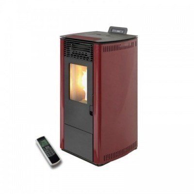 Estufa de pellets casera de 9 kW AMG Burdeos de alta eficiencia