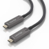 Aisens - Cable Usb 3.1 Gen2 10Gbps Aoc 4K@60Hz 3A 60W E-Marker, Tipo Usb-C/M-Usb-C/M, Negro, 7.5M