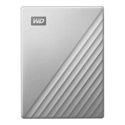 Disco duro externo hdd wd western digital 2tb my passport ultra usb tipo c plata