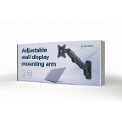 AJUSTABLE WALL DISPLAY MOUNTING ARM UP TO 27 7 KG GEMBIRD