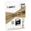MEMORIA SD MICRO 128GB EMTEC ELITE GOLD 85MB/S SD + ADAPTER UHS1 U1 ECMSDM128GXC10GP