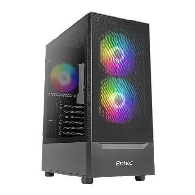 Caja ordenador gaming antec nx410 atx 2 x usb 2.0 1 x usb 3.0 sin fuente negro rgb
