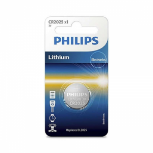 Pila Philips LITHIUM CR2025 3V 5 UNIDADES 1 BLISTER