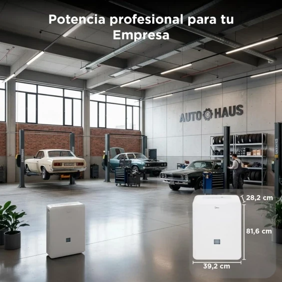 Deshumidificador Midea MDDP-50DEN7-QA3-B-W, 50 litros/día, depósito 6 litros, blanco - imagen 10