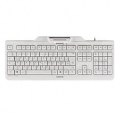 Teclado cherry kc 1000 sc lector de tarjeta chip integrado dni usb blanco