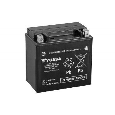 Yuasa battery YTX14L-BS Combipack (con electrolito) YTX14L-BS