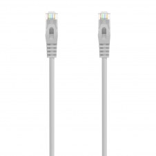 AISENS Cable de Red Latiguillo RJ45 LSZH Cat.6A 500 Mhz UTP AWG24, Gris, 30CM