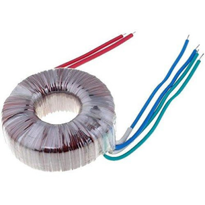 Transformador TOROIDAL 12V+12Vac 120VA Entrada 230Vac